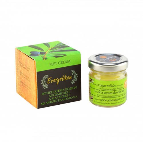Crema deodorante piedi con olio essenziale di menta piperita