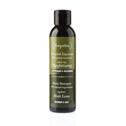 Shampoo tonificante anticaduta con rosmarino e salvia