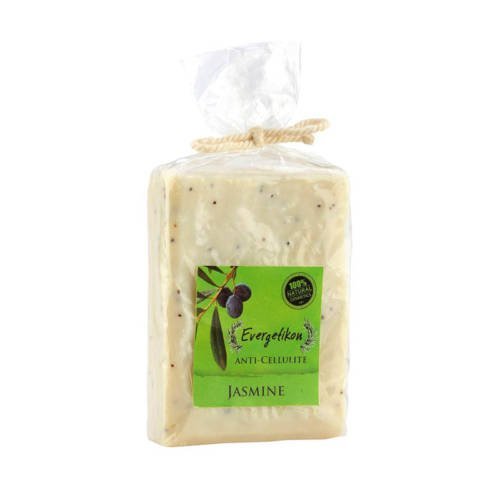 Sapone naturale anticellulite con gelsomino, semi di papavero e olio d'oliva extra vergine