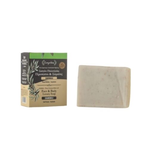 Sapone artigianale con olio d'oliva ed estratto di camomilla
