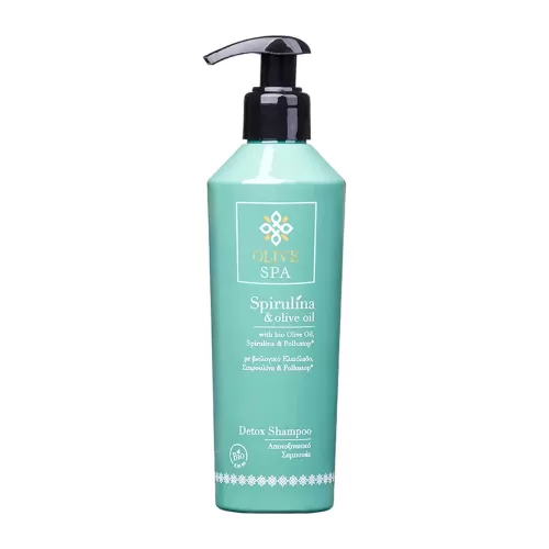 Shampoo detox con olio d’oliva bio e spirulina